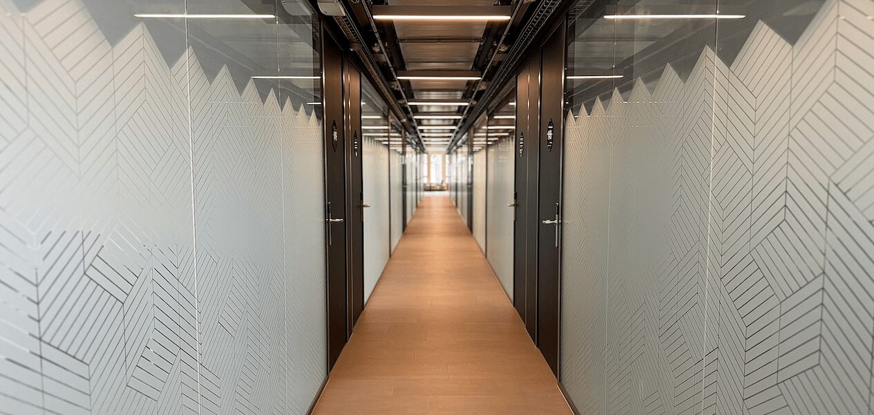 dbco. office corridor