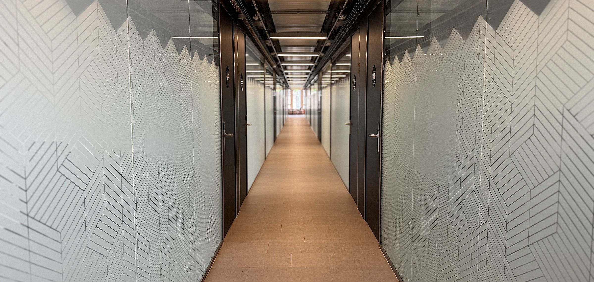 dbco. office corridor